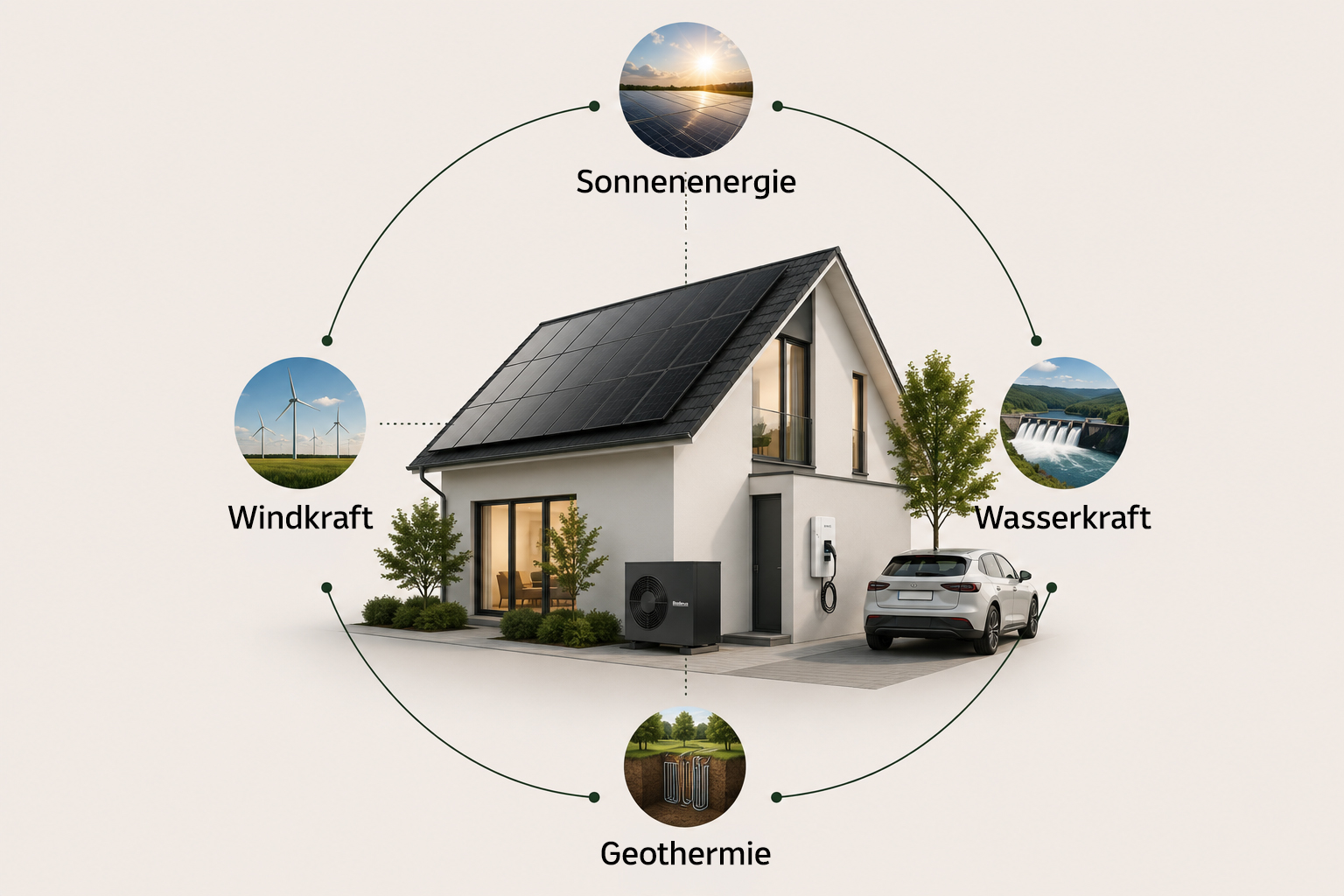 Grafik grüne Energie