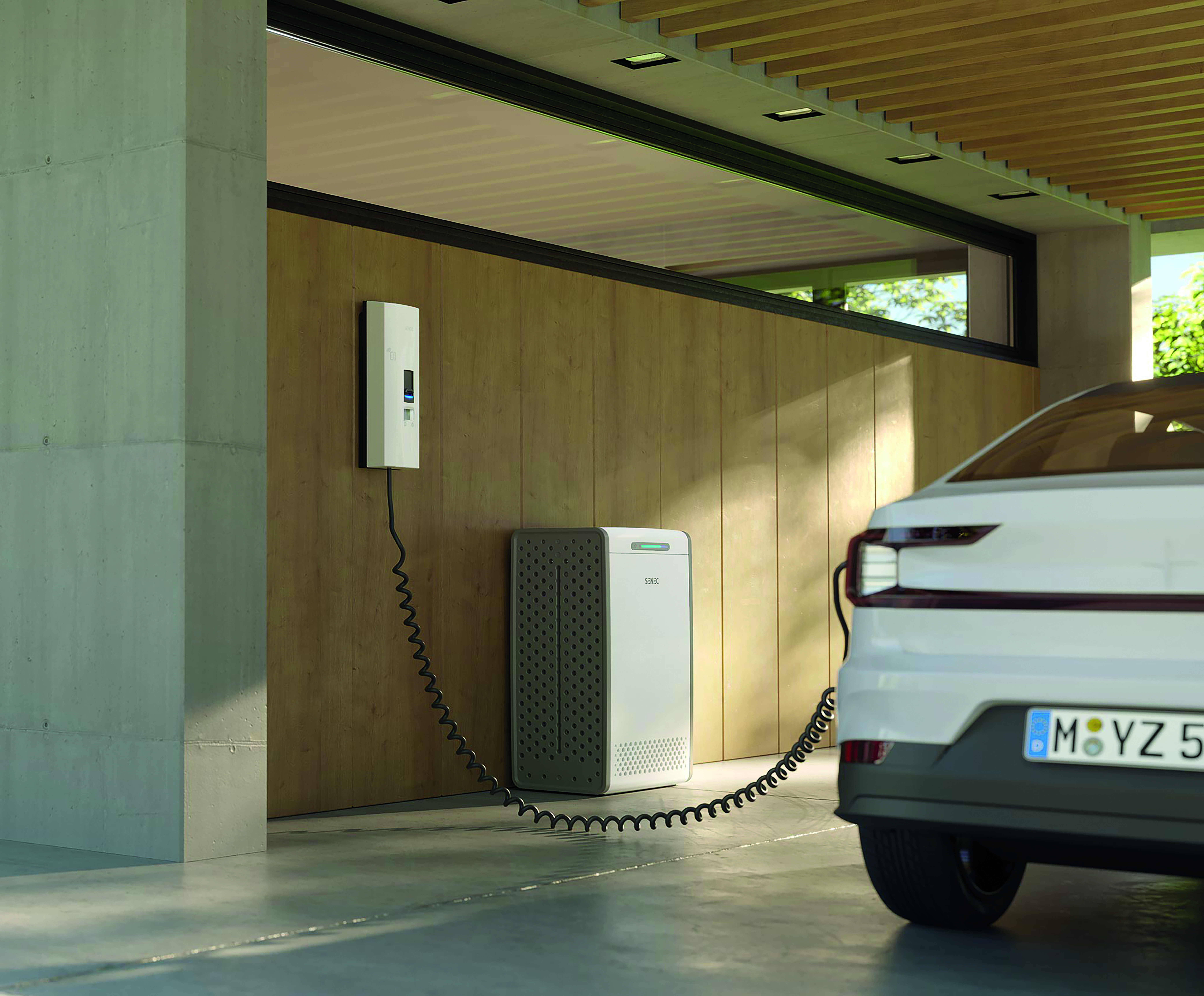 Auto und SENEC Speicher